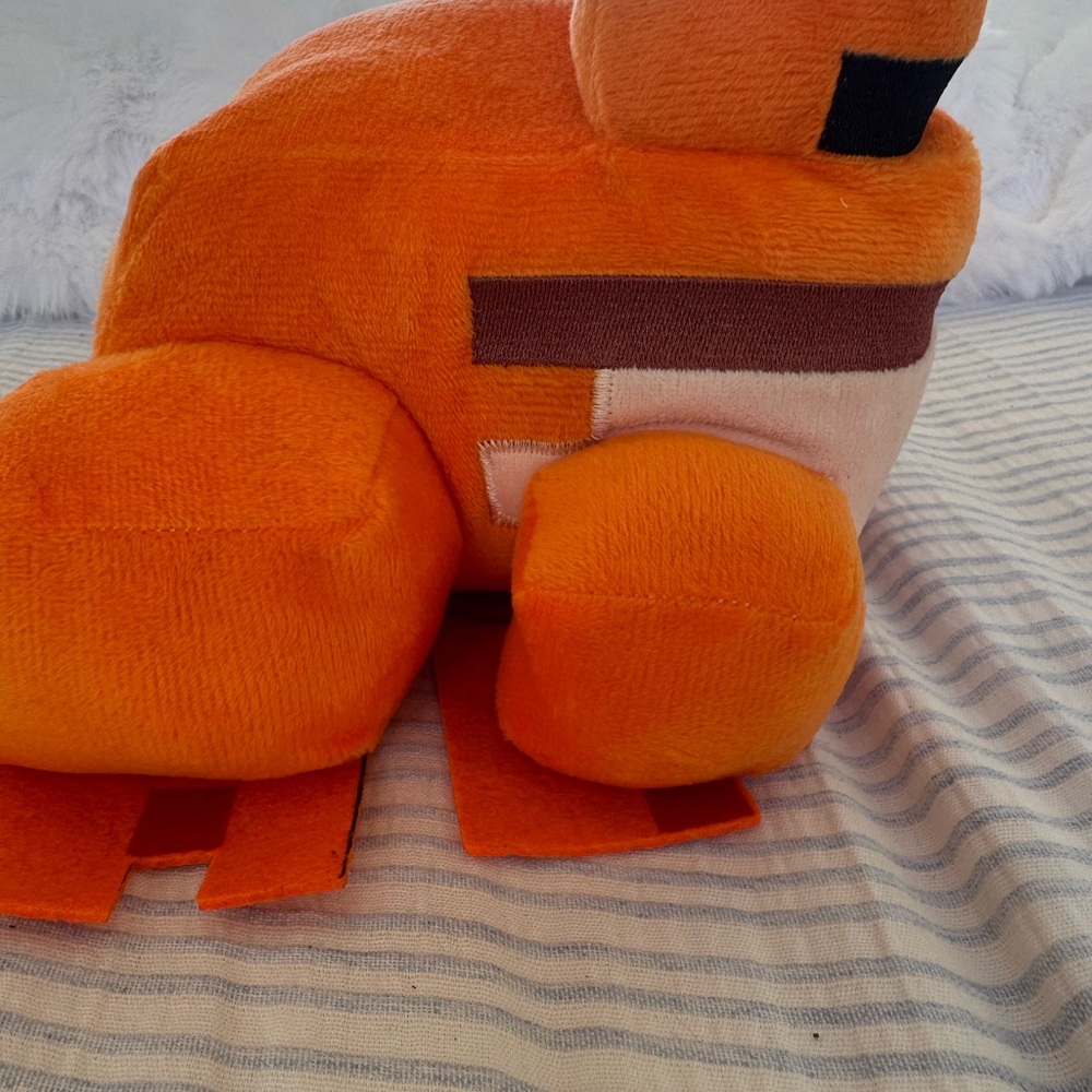 Minecraft Orange Frog Plush Toy New